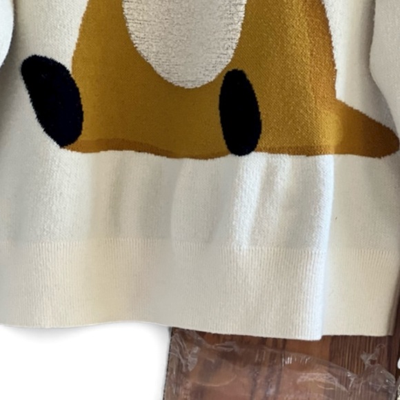 URBAN REVIVO ANIMAL EMBOSSED KNITTED Sweater - Picture 7 of 11